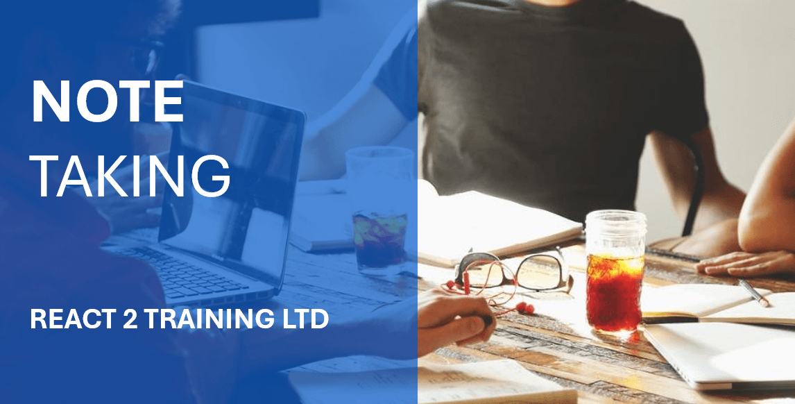 Note Taking Training Course in Bridgend